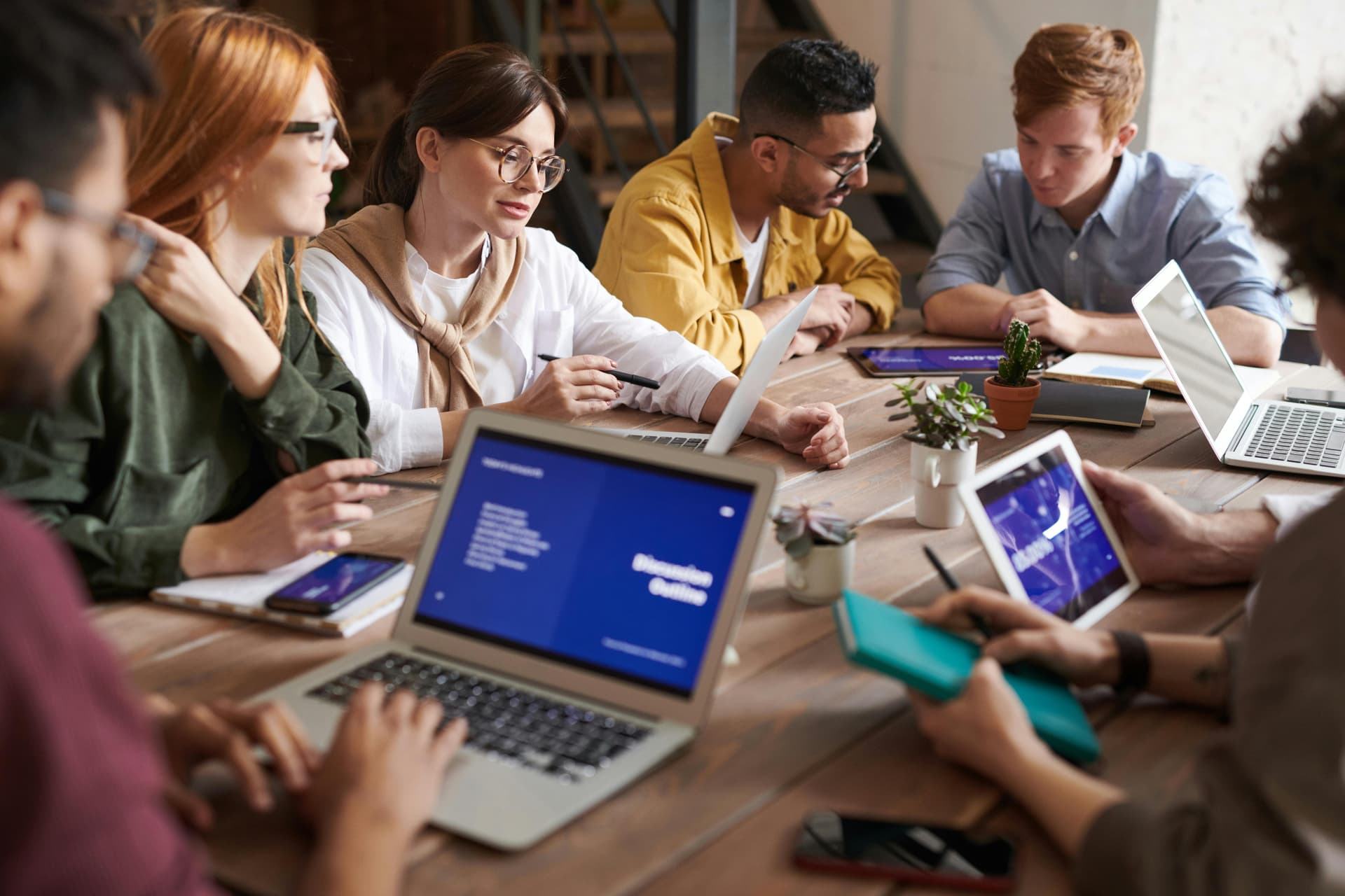 Tech collaboration team